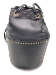 画像：バッグ/レザー/BLK/無地