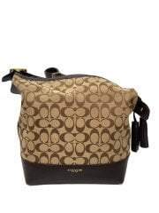 画像：ショルダーバッグ_シグネチャー/キャンバス/BEG/総柄