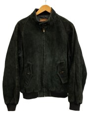 画像：レザージャケット・ブルゾン/42/スウェード/BLK