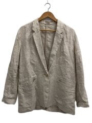 画像：テーラードジャケット/36/リネン/IVO/無地/25-010-200-1030-1-0