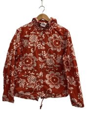 画像：ジップパーカー/M/コットン/RED