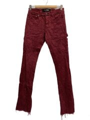 画像：スキニーパンツ/30/コットン/RED