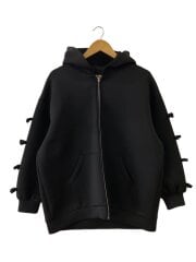 画像：ダメージ有/24SS/DDリボンジップパーカー/FREE/ポリエステル/BLK/112441006