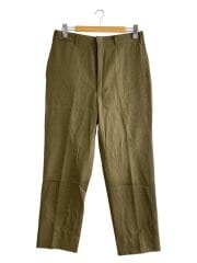 画像：50-60s/スラックスパンツ/WALDES ZIPPER/KHK/ストライプ