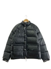 画像：Leather Classic Down/ダウンジャケット/M/羊革/BLK/001DNL801011M
