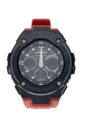 画像：ソーラー腕時計・G-SHOCK/デジアナ/ラバー/RED