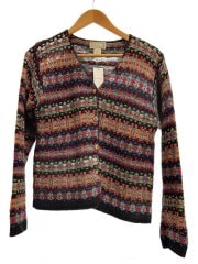 画像：カーディガン(厚手)/S/コットン/マルチカラー