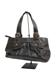 画像：ハンドバッグ_ソーホー/レザー/BLK