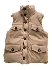 画像：ダウンベスト/S/ポリエステル/BEG/無地/3424JM R