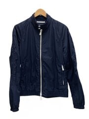 画像：ナイロンジャケット/S/ポリエステル/NVY/無地