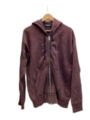 画像：ジップパーカー/S/コットン/BRD