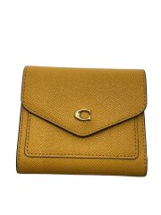 画像：3つ折り財布/--/YLW/無地/レディース