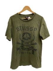 画像：Tシャツ/M/コットン/KHK/無地