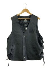 画像：レザージャケット・ブルゾン/--/ポリエステル/BLK/GM00034456