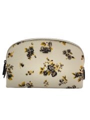 画像：ポーチ/--/WHT/花柄