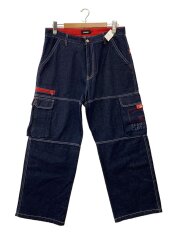 画像：カーゴパンツ/36/コットン/IDG/101254031003/DENIM CARGO PANTS//