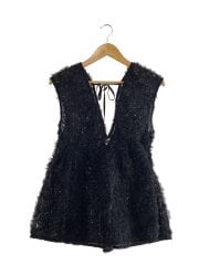 画像：半袖ブラウス/38/ナイロン/BLK/34117140