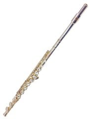 画像：YFL-411 【動作確認済】YFL-411/管体銀製/シルバー/フルート/YAMAHA/ヤマハ/管楽器