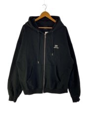 画像：ジップパーカー/FREE/コットン/BLK