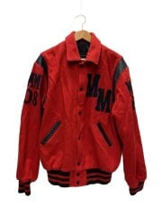 画像：STEWART&STRAUSS/スタジャン/L/ウール/RED