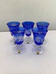 画像：カメイガラス/グラス/5点セット/BLU