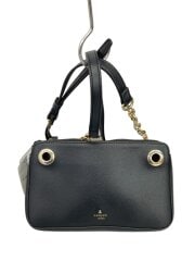 画像：ショルダーバッグ/レザー/BLK/無地