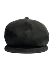 画像：キャスケット/--/牛革/BLK/メンズ