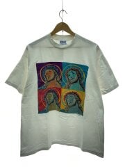 画像：90s/ジーザス/ANDY WARHOL/WAMM/VINTAGE/Tシャツ/XL/コットン/WHT