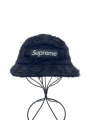 画像：25ss/Frayed Croc Denim Camp Cap/FREE/コットン/BLK/メンズ