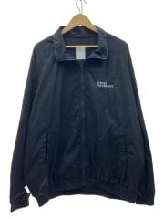 画像：ロゴ刺繍/wind breaker/ナイロンジャケット/XL/ナイロン/BLK