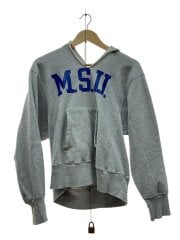 画像：80s/reverse weave/m.s.u/パーカー/M/コットン/GRY