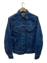 画像：70s/VT/70505/実寸32位/デニム/インディゴ/布ケアタグ/ボタン裏52/小穴