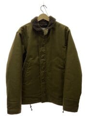 画像：OBSERVER JACKET/N-1/DEMOTEX-ED/デッキジャケット/38/ツイード/CML/無地