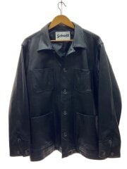 画像：LAMB LEATHER COVERALL/レザージャケット・ブルゾン/L/羊革/3111050