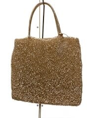 画像：ハンドバッグ/PVC/GLD/無地