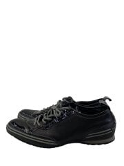 画像：デザインローカットスニーカー/40/BLK/エナメル