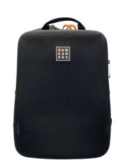 画像：リュック/シリコンロゴ/止水ジップ/ナイロン/BLK/ジッパープル欠品有