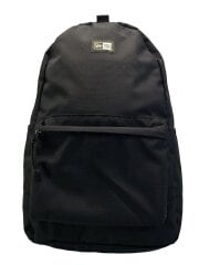 画像：ライトパック/リュック/耐候ジップ/刺繍ロゴ/ポリエステル/BLK