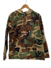 画像：15SS/Hooded Ripstop Pullover Shirt/パーカー/M/コットン/KHK/カモフラ