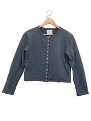 画像：カーディガン(薄手)/スナップボタン/コットン/GRY/0267M001