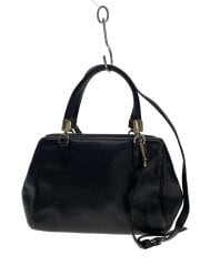 画像：ハンドバッグ/レザー/BLK