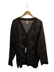 画像：カーディガン(薄手)/XL/ポリエステル/BRW/QV662