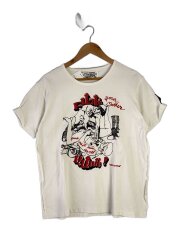 画像：Tシャツ/L/コットン/WHT