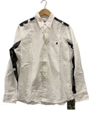 画像：長袖シャツ/L/コットン/WHT/001SHB701002X//