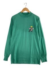 画像：長袖Tシャツ/S/コットン/GRN//