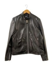 画像：70s SINGLE RIDERS JACKET/シングルライダースジャケット/L/羊革/BLK//