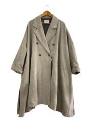 画像：コート/--/ウール/GRY/無地