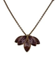 画像：ネックレス/フラワーモチーフ/ピンク/GLD/トップ有/レディース