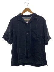 画像：半袖シャツ/3/レーヨン/BLK/170-4150036