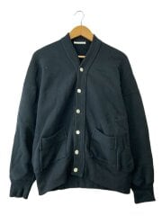 画像：カーディガン(厚手)/44/コットン/BLK/無地//